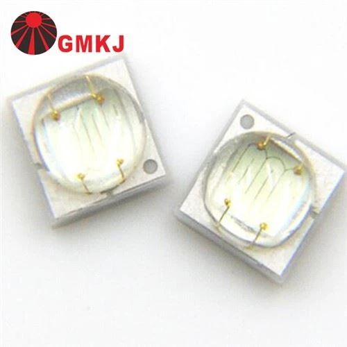 3535 chips LED de cerámica 400nm 405nm 410nm con lente de cristal de cuarzo