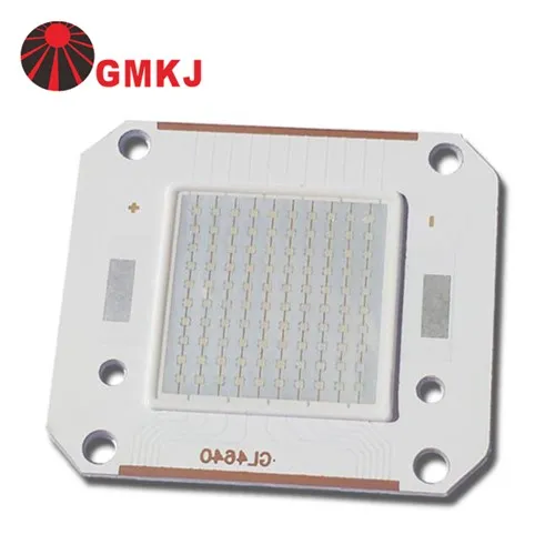 Diodo de chip LED de color ámbar 4046 50w COB 590-595nm