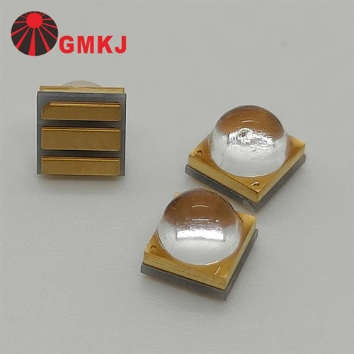 LED UV 3535 SMD 385nm 3W con lente de cristal de cuarzo de 60 grados para curado e impresión UV